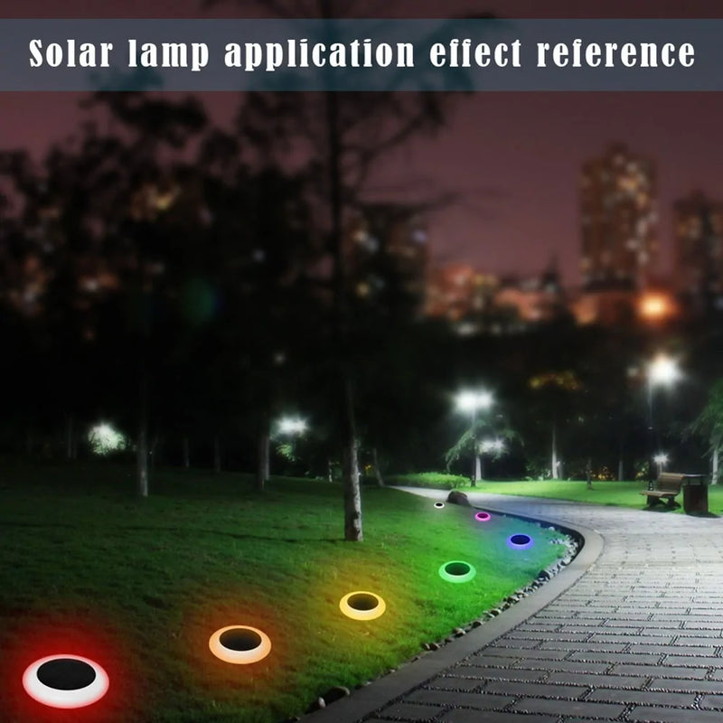 Solar Panel Lawn Lamp