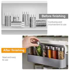 Kitchen Self-Adhesive Spice Organizer Rack